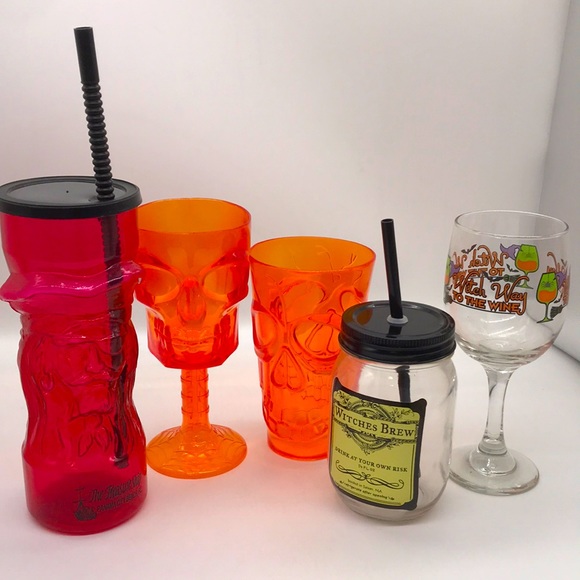 None Other - Free with order Halloween Lot of Mixed/Matched Glasses & Tumbler’s